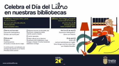 Las bibliotecas de Boadilla celebran el Día del Libro con actividades y exposiciones