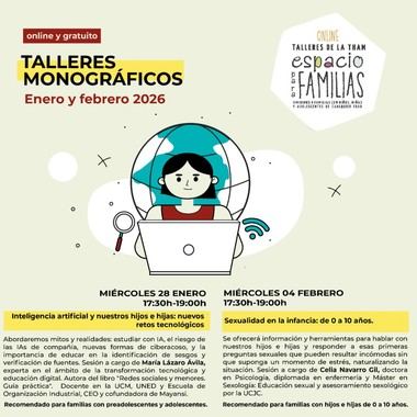 Nuevos talleres online para familias abordarán temas de educación y salud en Torrelodones