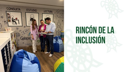 Inauguran Rincón de la Inclusión en la Biblioteca de Galapagar para facilitar la lectura a todos
