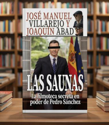 'Las saunas: La filmoteca secreta en poder de Pedro Sánchez', una obra coescrita por Joaquín Abad y José Manuel Villarejo