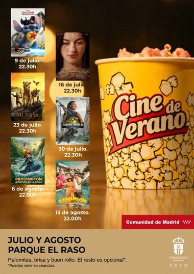 Lilo & Stitch inaugura el Cine de Verano 2026 en Moralzarzal