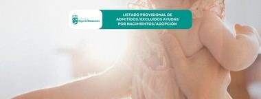 Publican listado provisional de beneficiarios de ayudas por nacimientos y adopciones en 2023