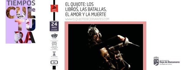 El Quijote llega al Teatro Las Cigüeñas de Hoyo de Manzanares