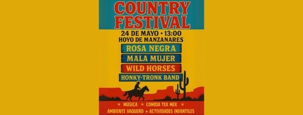 Festival Country en Hoyo de Manzanares: música y gastronomía vaquera este sábado