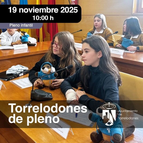 Escolares de Torrelodones se preparan para el XII Pleno Infantil