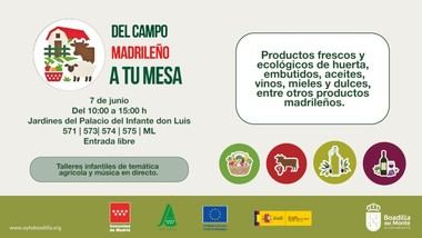 Mercado de productos locales en los jardines del Palacio este domingo