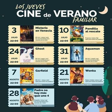 Cine al aire libre todos los jueves en Torrelodones este verano