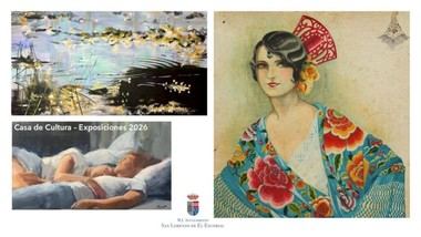 Inauguran la temporada de exposiciones en la Casa de Cultura con mantones de Manila y arte natural