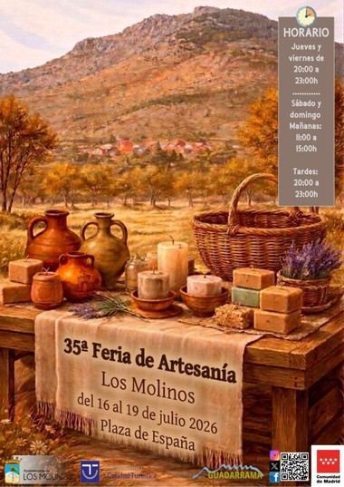 Los Molinos anuncia su 35ª Feria-Mercado de Artesanía para julio