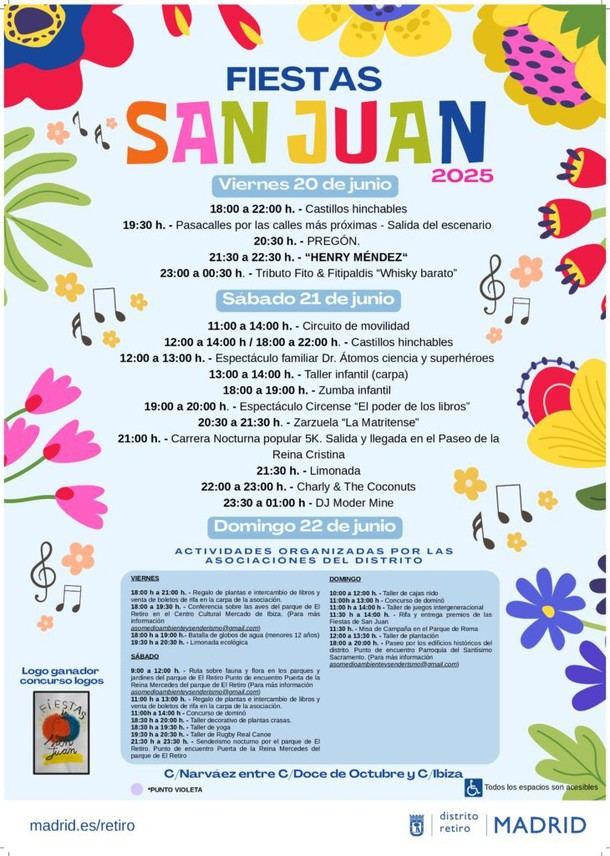 Martín Jiménez será el pregonero de las Fiestas de San Juan en Retiro
