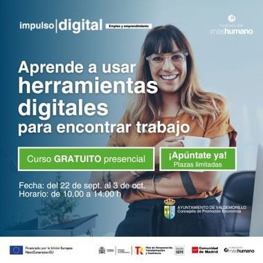 Curso gratuito en Valdemorillo para impulsar el empleo digital y el emprendimiento