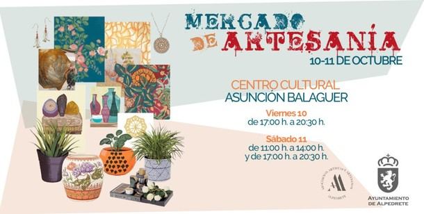 Feria de artesanía en Alpedrete este fin de semana