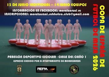 Moralzarzal será sede de la 3ª Copa de España de Subbuteo