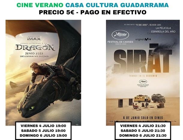 Actividades culturales familiares en Guadarrama durante julio