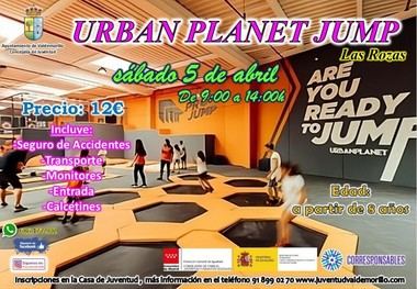 Diviértete en las camas elásticas del Urban Planet Jump este abril