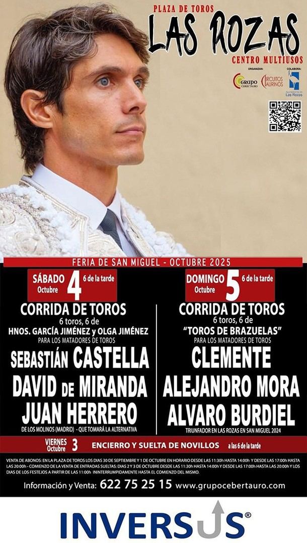 Sustitución en la Feria Taurina de San Miguel en Las Rozas