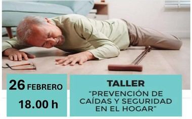 Taller gratuito para mayores sobre prevención de caídas en el hogar