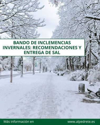 Alpedrete activa plan de emergencia invernal y entrega de sal gratuita