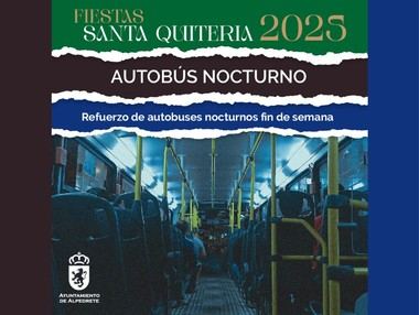 Refuerzo de autobuses en Alpedrete por las fiestas patronales