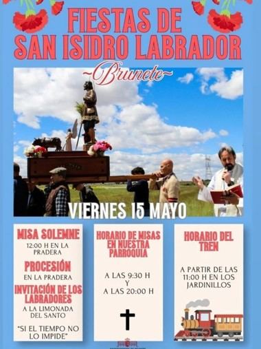Celebración de la Romería de San Isidro en Brunete