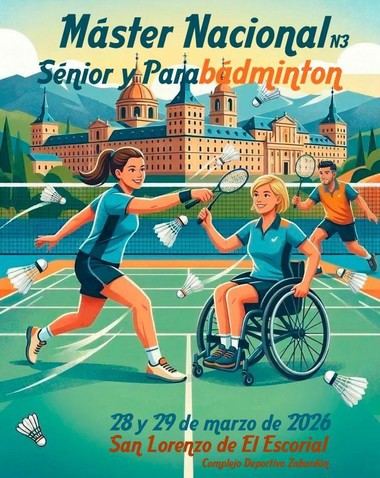 San Lorenzo de El Escorial celebra el circuito nacional de bádminton este fin de semana