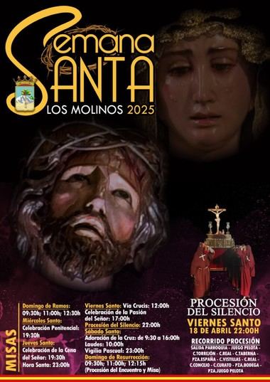 Programación de Semana Santa 2025 en Los Molinos