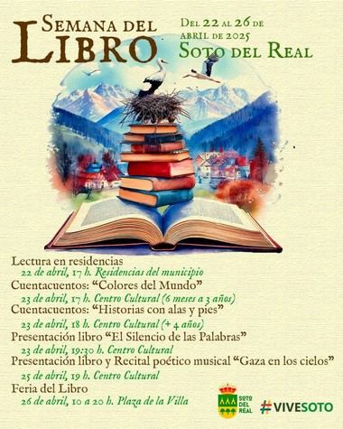 Soto del Real organiza una variada Semana del Libro para todos los públicos