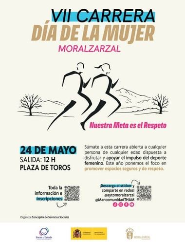 VII Carrera del Día de la Mujer en Moralzarzal se celebrará el 24 de mayo de 2026