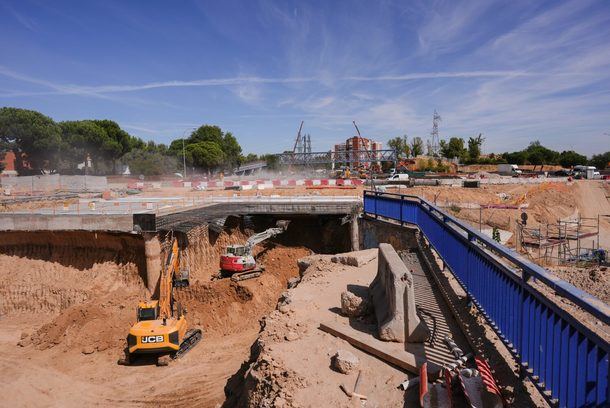 Desvíos de tráfico en la A-5 por construcción del túnel norte desde el lunes