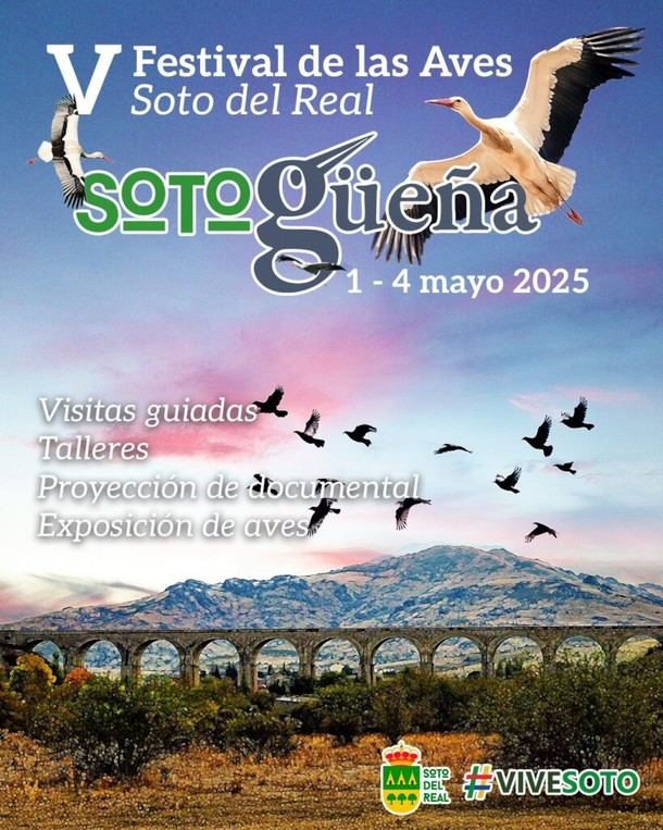 Soto del Real acoge la V edición del Festival de las Aves Sotogüeña