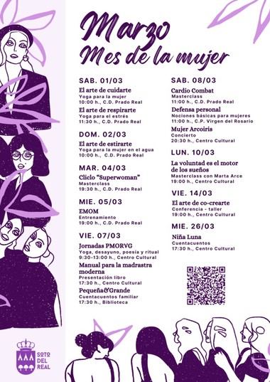 Soto del Real organiza actividades para conmemorar el mes de la mujer