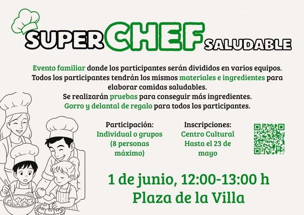 Soto del Real celebra 'Super Chef Saludable' para disfrutar en familia y aprender sobre cocina sana