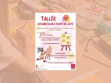Taller gratuito de arte para niños en El Lisadero