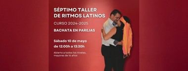 Taller de bachata en parejas el 10 de mayo en Hoyo de Manzanares