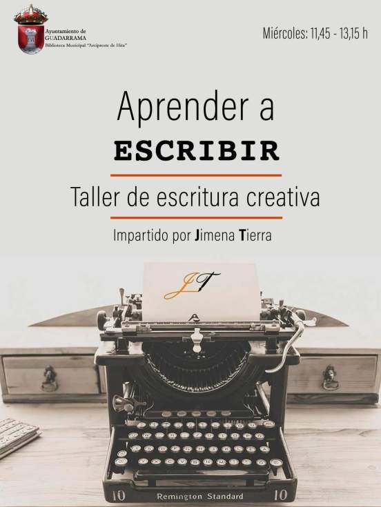 Ya puedes apuntarte al Taller de Escritura Creativa de la Biblioteca de Guadarrama