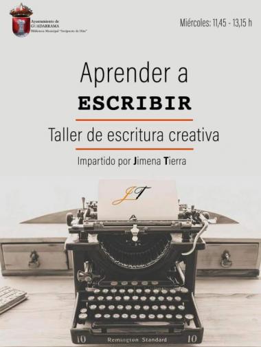 Ya puedes apuntarte al Taller de Escritura Creativa de la Biblioteca de Guadarrama