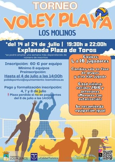 Éxito en el Torneo de Vóley Playa 2025 en Los Molinos