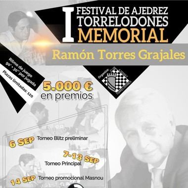Primer Festival de Ajedrez en Torrelodones del 6 al 14 de septiembre