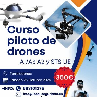 Curso de Piloto de Drones en Torrelodones con descuento para empadronados