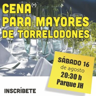 Cena homenaje a los mayores en las fiestas de Torrelodones