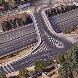Corte del paso superior en la A-6 por obras en Torrelodones