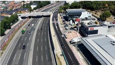 Inauguran nuevo camino peatonal sobre la A-6 en Collado Villalba