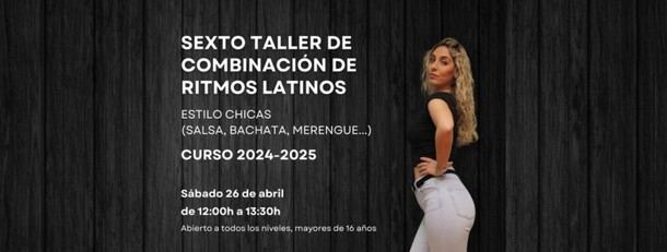 Último taller de ritmos latinos en Hoyo de Manzanares este abril