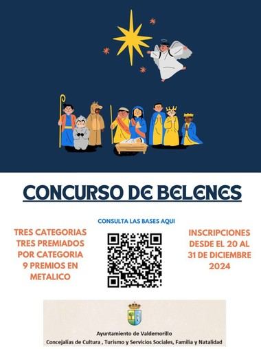 Valdemorillo lanza su Concurso de Belenes 2024
