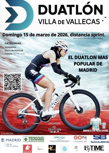IV Duatlón Popular en Villa de Vallecas este domingo