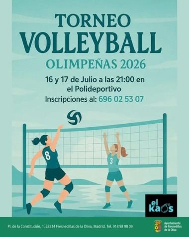 Voleibol en las Olimpeñas 2026