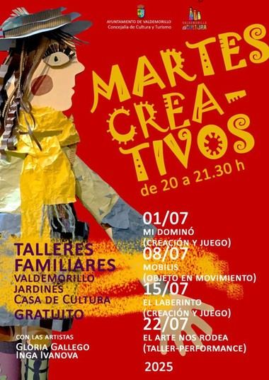 Regresan los Martes Creativos para Familias en Valdemorillo