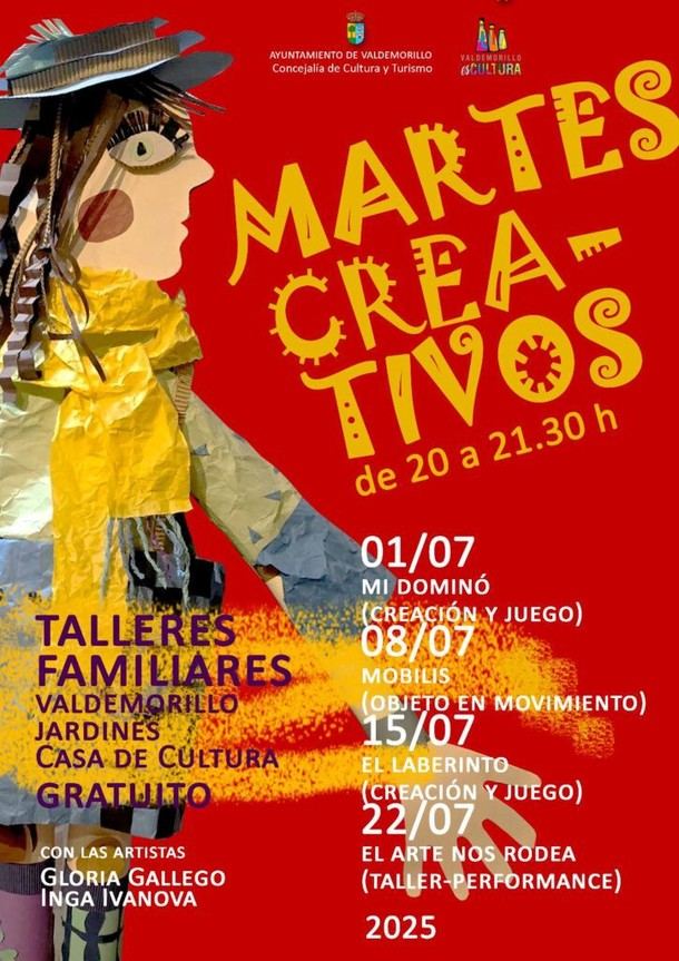 Regresan los Martes Creativos para Familias en Valdemorillo