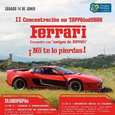 Concentración Ferrari regresa a Torrelodones en junio de 2025