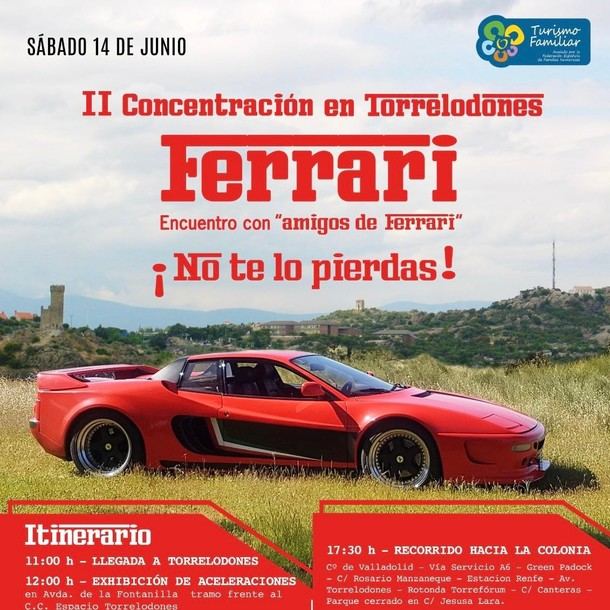 Concentración Ferrari regresa a Torrelodones en junio de 2025